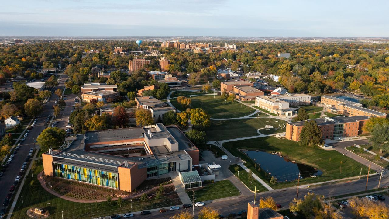 Aerial View of AU Fall 2022